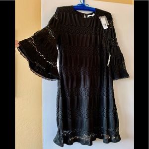 Beautiful New York & Co black dress. NWT. XLP.